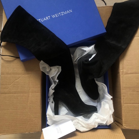 Stuart Weitzman Highland Over-The-Knee Boots NWB REPOSH - Picture 2 of 14